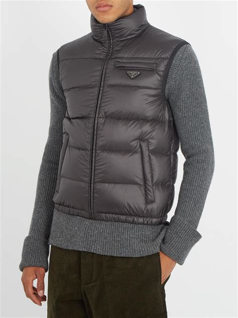 prada gilets for men.